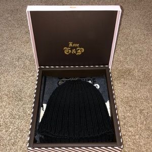 Juicy Couture winter scarf and hat